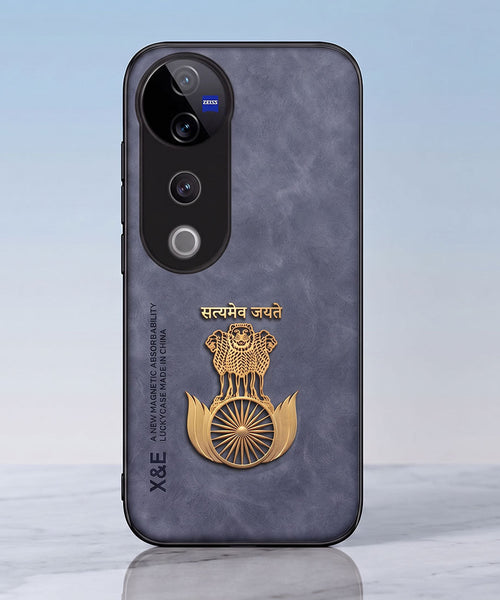 Vivo T3 Ultra 5G Satyamev Jayate Comfortable Leather Phone Case