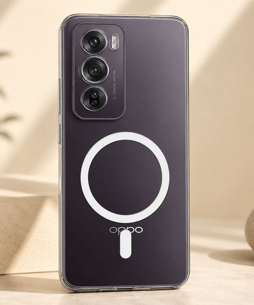 Oppo Reno 12 Pro 5G Clear Anti-Yellow MagSafe Protective Case