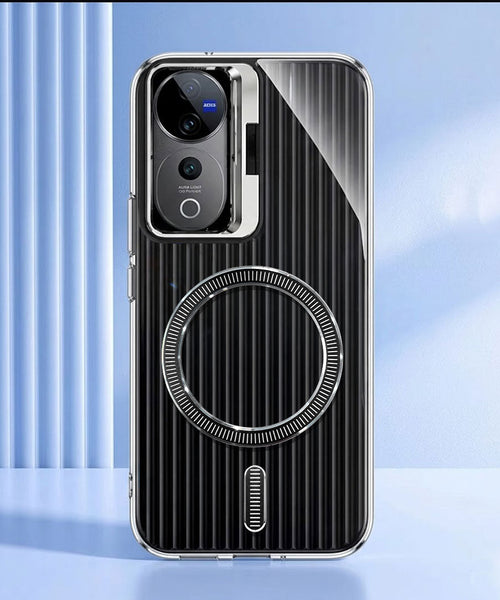 Vivo V40 Pro 5G Anti-Yellow Magsafe Liquid Crystal Clear Case