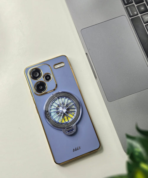 Redmi Note 13 Pro+ 5G Best Selling Stress Buster Wheel Silicone Scratch Resistant Back Case