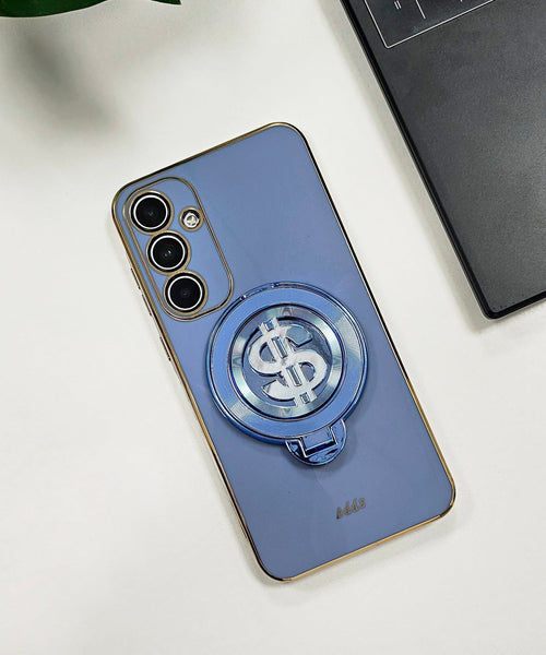 Samsung Galaxy A35 5G Luxury Silicone Money Magnet Rotating Dollar Case