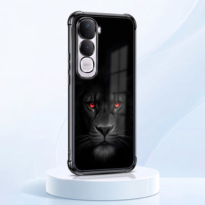 Vivo Y400 Pro 5G Premium Black Lion Airbags Printed Back Case