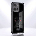 Motorola Edge 50 Neo 5G Premium Black Lion Airbags Printed Back Case