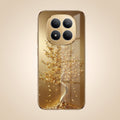 Redmi Note 15 Pro+ 5G Golden Tree Gold Electroplated Glass Phone Back Case