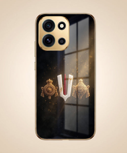 OnePlus Nord 6 5G Royal Heritage Edition Gold Electroplated Glass Phone Back Case
