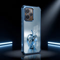 Oppo Reno 15 Pro Mini 5G Blue Apple Airbags Printed Back Case