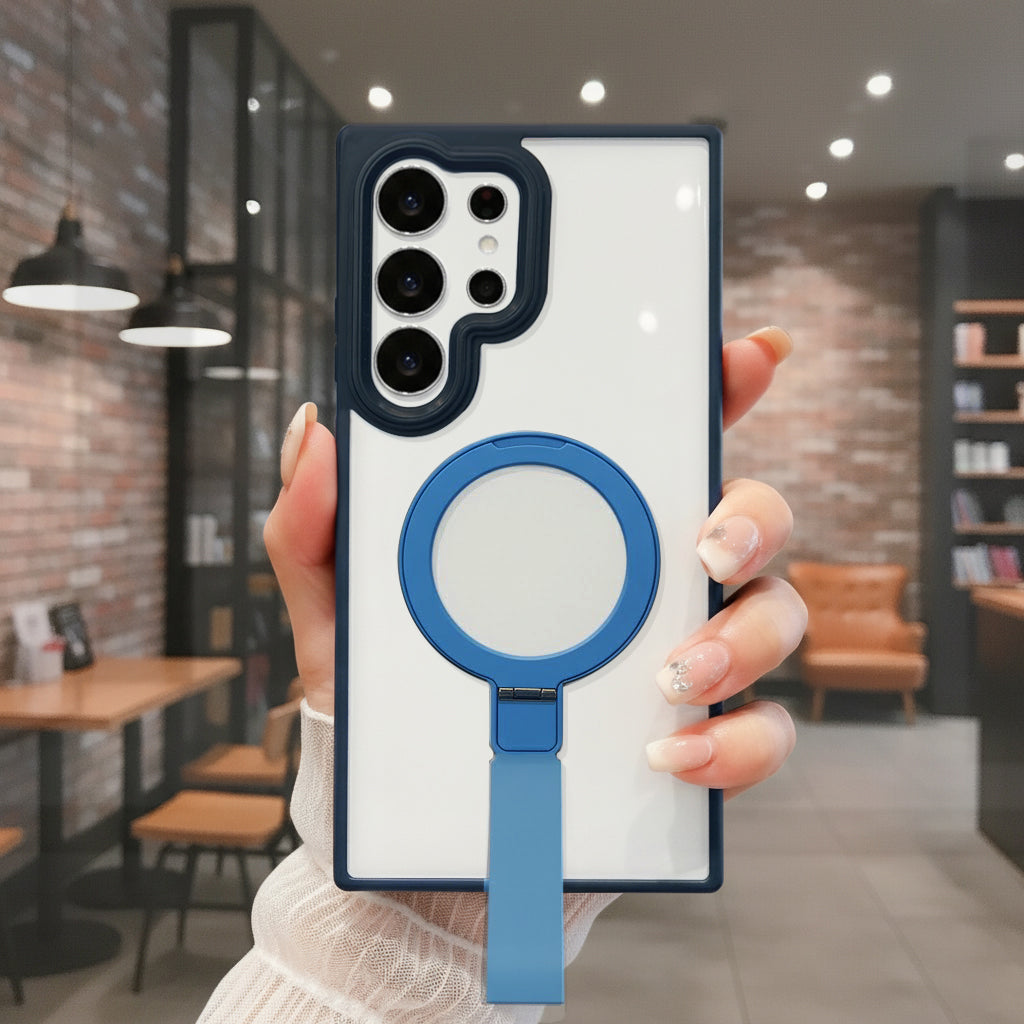 Samsung Galaxy S24/S25 Ultra 5G Magnetic Ring Stand Hand Holding Band Case