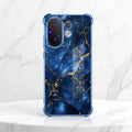 Vivo V60 5G Blue Crimson Marble Airbags Printed Back Case
