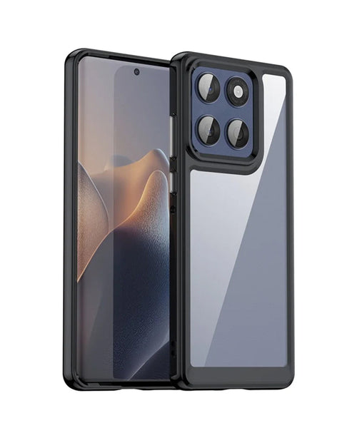 Motorola Edge 60 Pro 5G Transparent Acrylic Protective Back Case