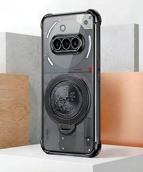 Nothing Phone 3a 5G Premium Billion Wheel Rotating Shockproof Airbags Case