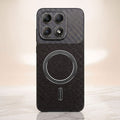 Motorola Edge 70 Pro 5G Carbon Fiber Leather Hybrid MagSafe Magnetic Case