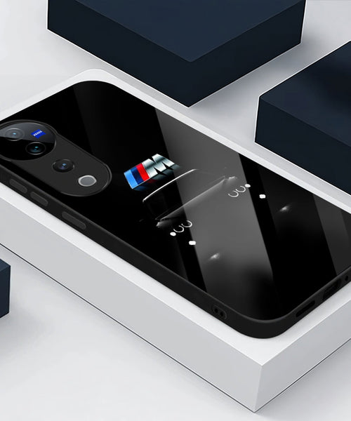 Vivo V40 Pro 5G Premium Acrylic Shockproof Glass Back Case (Motorsport Edition)