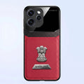 Oppo Reno 15 Pro Mini 5G Satyamev Jayate 2-in-1 Emblem Leather Lens Protective Back Case