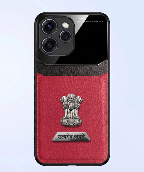 Oppo Reno 15 Pro Mini 5G Satyamev Jayate 2-in-1 Emblem Leather Lens Protective Back Case