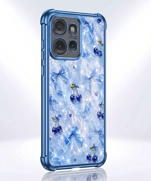 Motorola Edge 50 5G Blue Cherry Airbags Printed Back Case