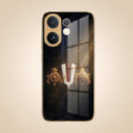 Vivo V60e 5G Royal Heritage Edition Gold Electroplated Glass Phone Back Case