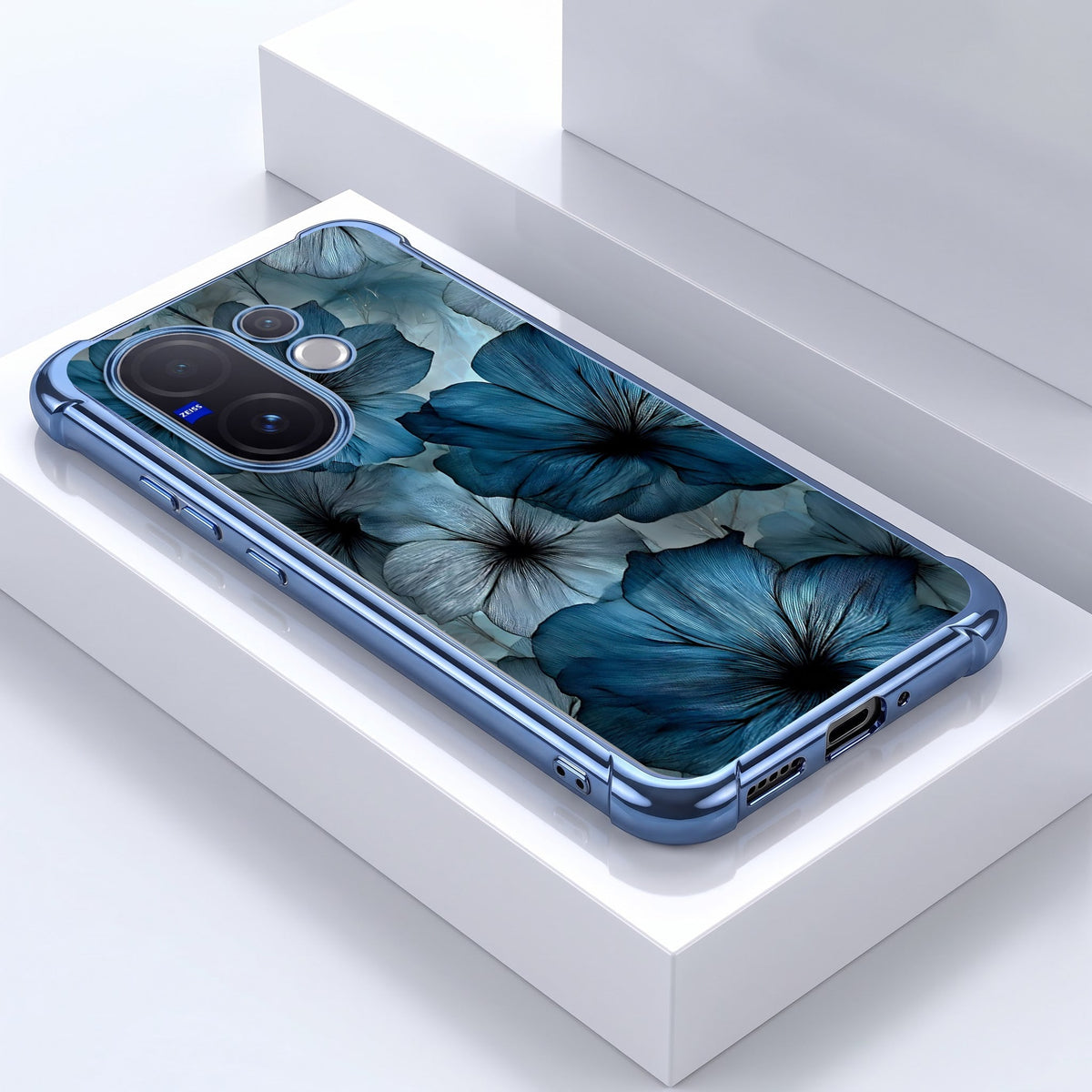 Vivo V60 5G Anemone Floral Airbags Printed Back Case