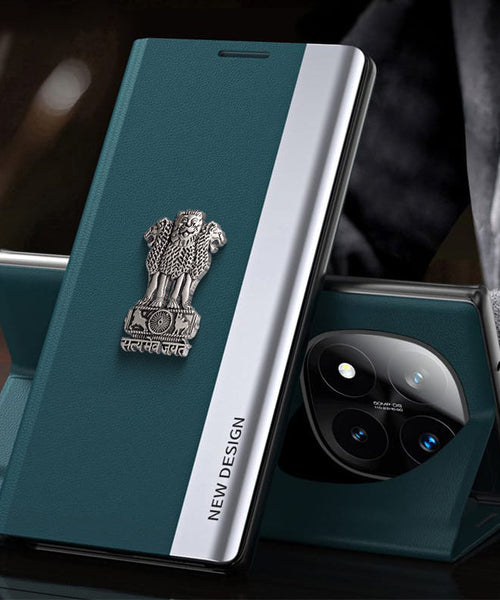 Redmi Note 15 Pro+ 5G Satyamev Jayate Flip Leather Case