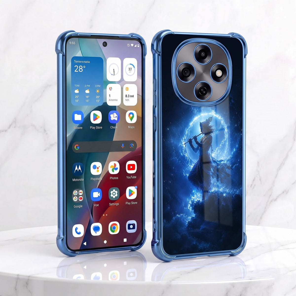 Oppo F31 Pro 5G Lord Krishna Airbags Printed Back Case