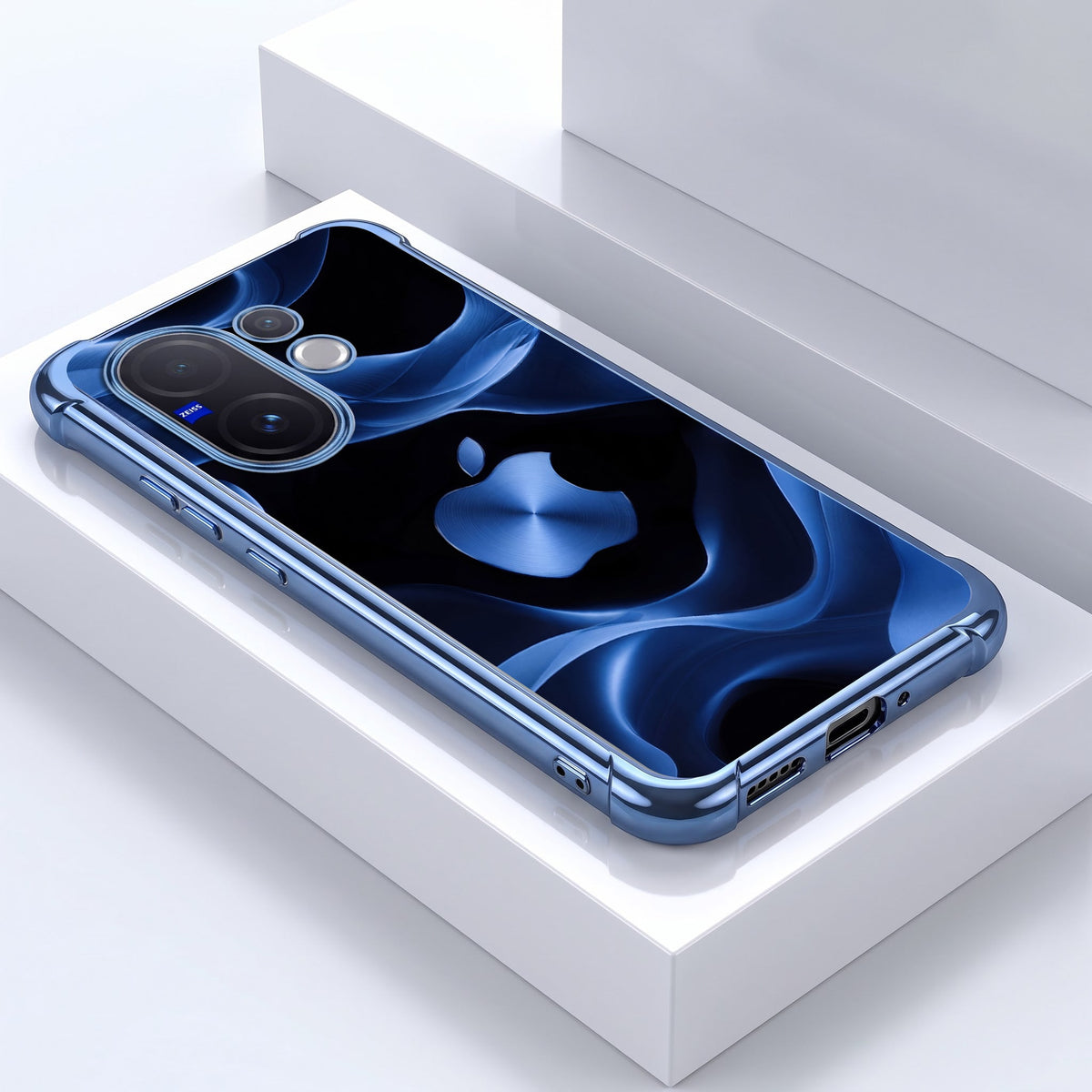Vivo V60 5G Premium Wave Airbags Printed Back Case