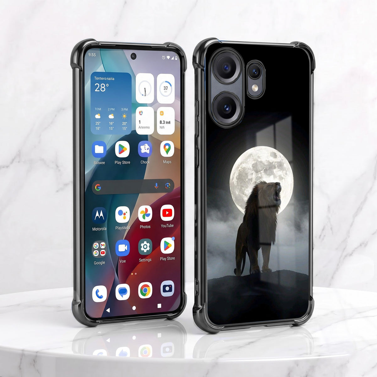 Nothing Phone 2 Pro 5G Lunar Wolf Airbags Printed Back Case