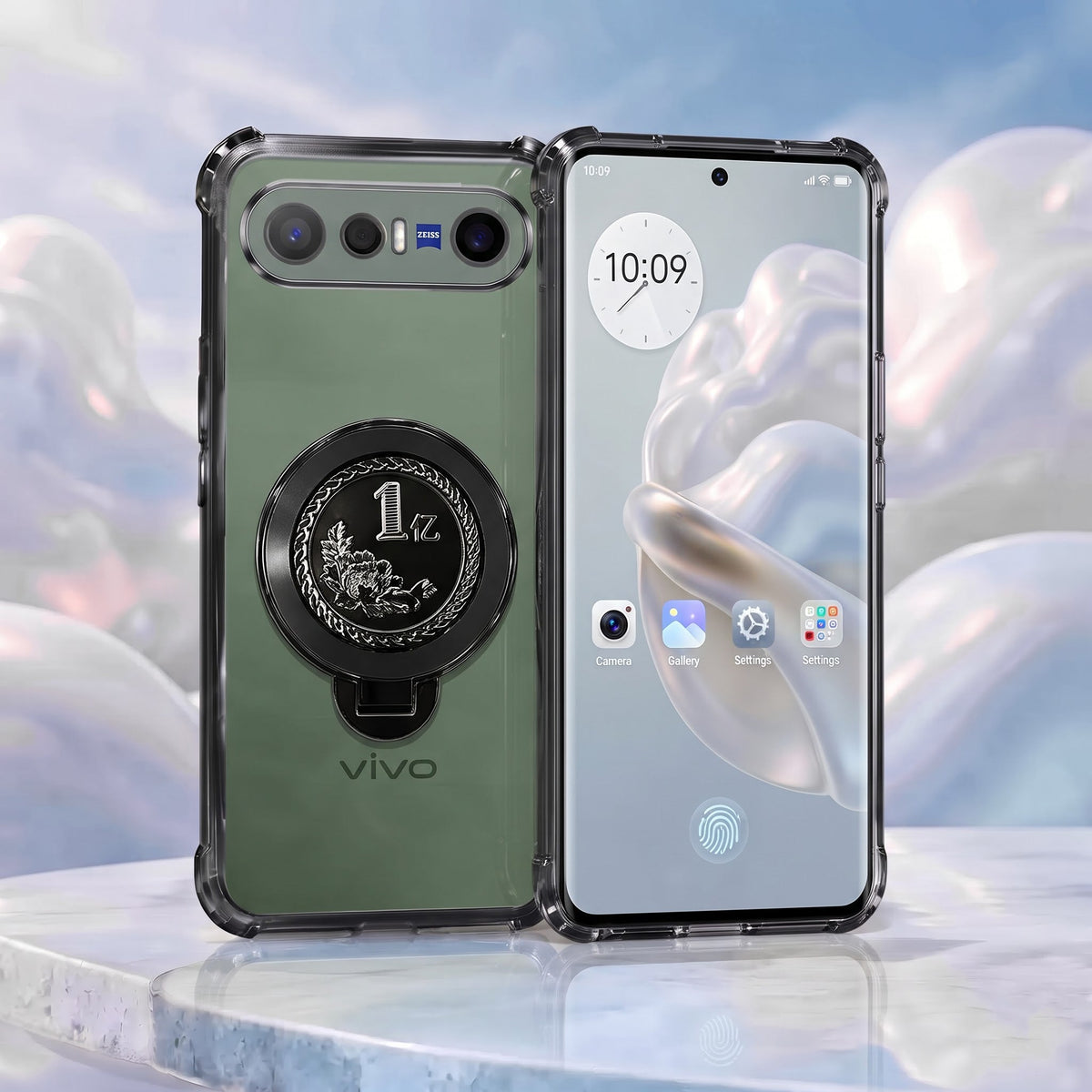 Vivo X300 FE 5G Premium Billion Wheel Rotating Shockproof Airbags Case