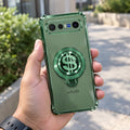 Vivo X300 FE 5G Four Corner Airbags 100% Original Astro Money Magnet Rotating Dollar Case
