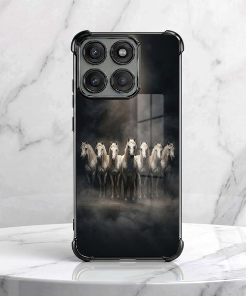 Motorola Edge 70 5G Running Horses Airbags Printed Back Case