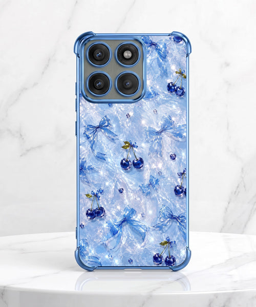 Motorola Edge 60 Pro 5G Blue Cherry Airbags Printed Back Case