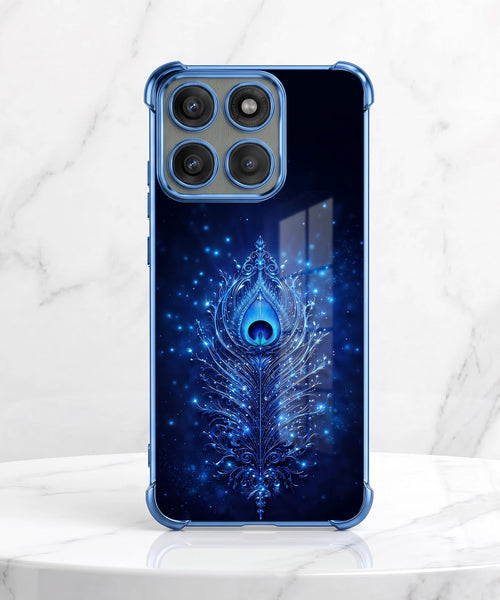 Motorola Edge 60 Pro 5G Premium Peacock Feather Airbags Printed Back Case
