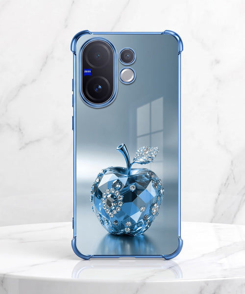 Vivo V60 5G Blue Apple Airbags Printed Back Case