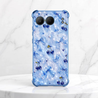 One Plus Nord 4 5G Blue Cherry Airbags Printed Back Case