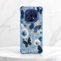Oppo F31 Pro+ 5G Blue Butterfly Floral Airbags Printed Back Case