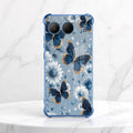One Plus Nord 4 5G Blue Butterfly Floral Airbags Printed Back Case