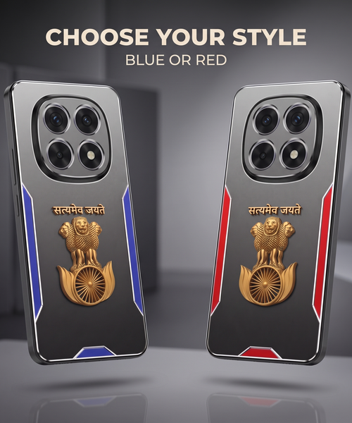 Oppo F29 Pro 5G Satyamev Jayate 3D Metal Aluminium Back Case