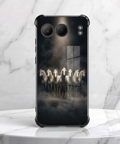 One Plus Nord 4 5G Running Horses Airbags Printed Back Case