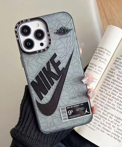 iPhone 14/15 Pro Black Printed, Slim Back Cover, Hard Ultra Protective & Anti Shock iPhone Case
