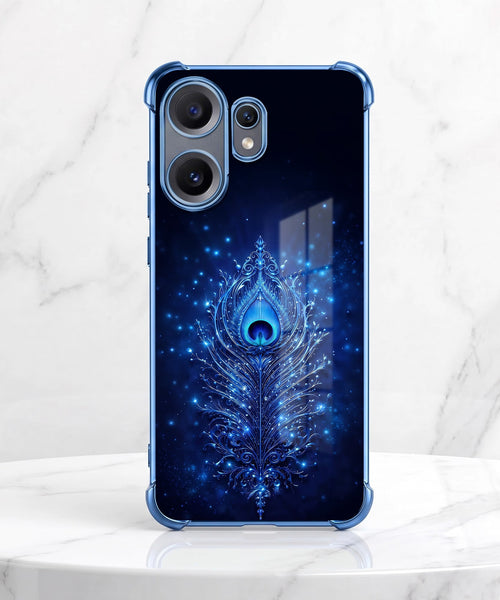Nothing Phone 2 Pro 5G Premium Peacock Feather Airbags Printed Back Case
