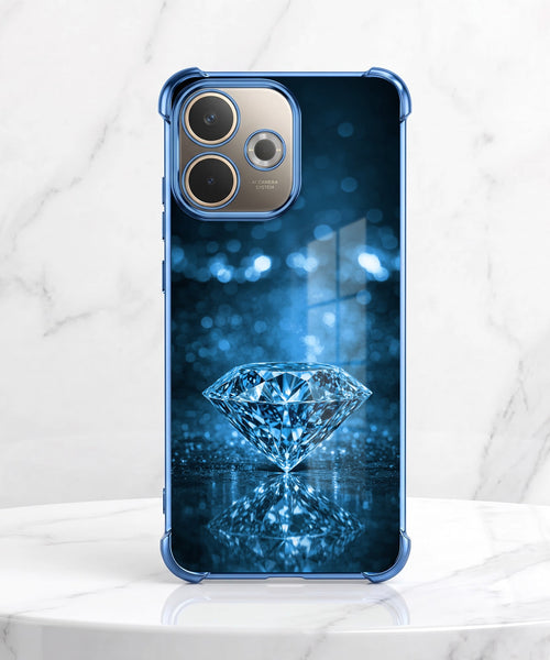 Oppo A5 Pro 5G Blue Diamond Airbags Printed Back Case