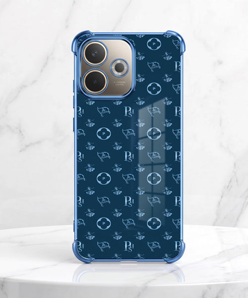 Oppo A5 Pro 5G Luxury Monogram Blue Airbags Printed Back Case