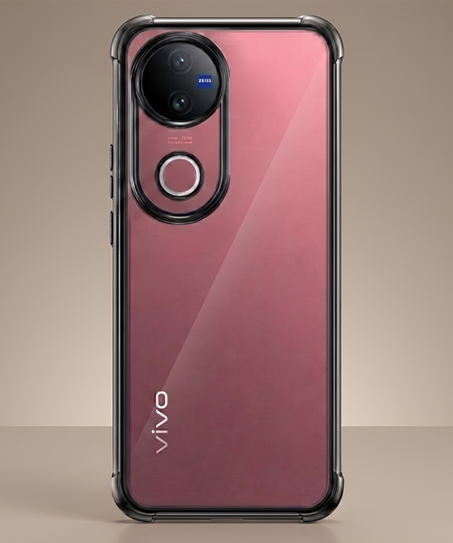 Vivo V50 5G Anti-Yellow Electroplating Transparent Airbags Case