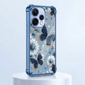 Oppo Reno 15 5G Blue Butterfly Floral Airbags Printed Back Case