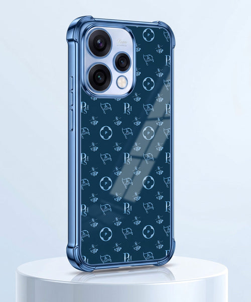 Oppo Reno 15 5G Luxury Monogram Blue Airbags Printed Back Case