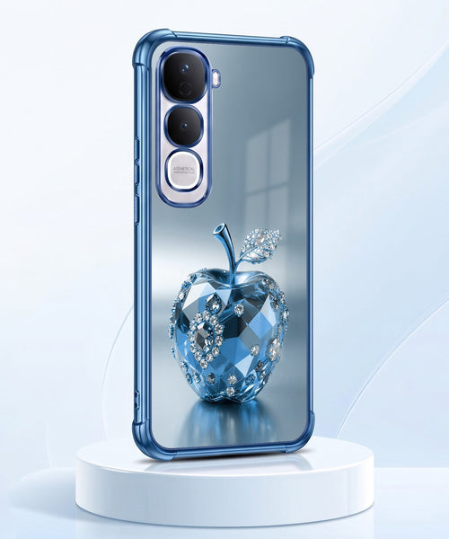 Vivo Y400 Pro 5G Blue Apple Airbags Printed Back Case