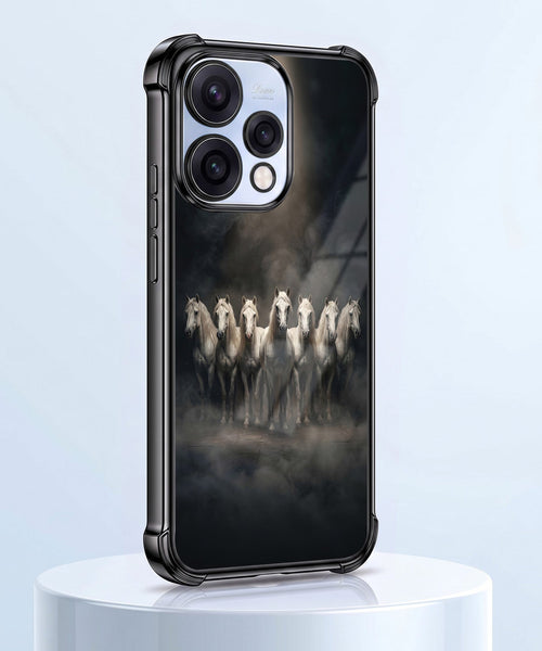 Oppo Reno 15 5G Running Horses Airbags Printed Back Case