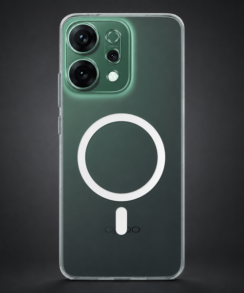Oppo Reno 14 5G Clear Anti-Yellow MagSafe Protective Case