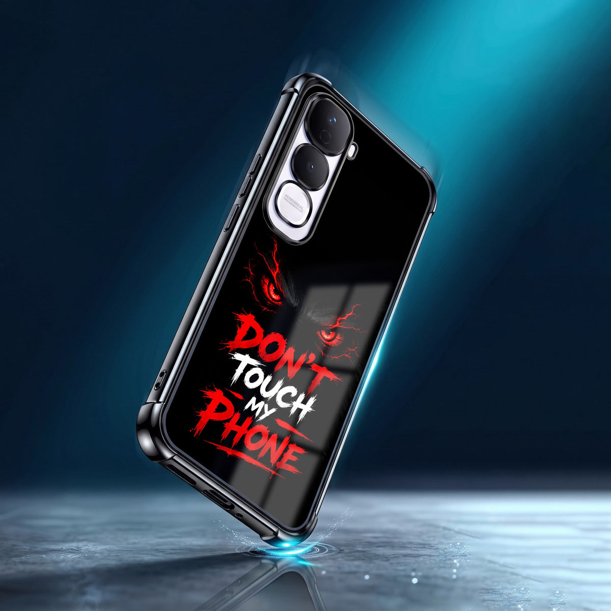 Vivo Y400 Pro 5G Don't Touch My Phone Airbags Printed Back Case