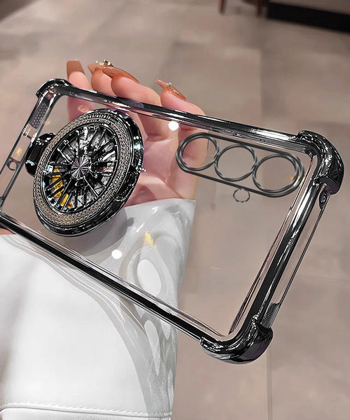 Samsung Galaxy A56 5G Premium Stress Buster Wheel Rotating Shockproof Airbags Case