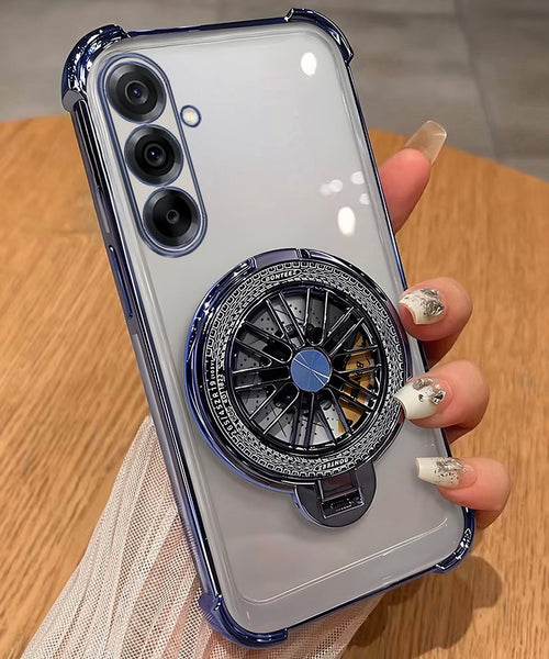 Samsung Galaxy A17 5G Premium Stress Buster Wheel Rotating Shockproof Airbags Case