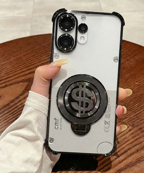 Nothing Phone 2 Pro 5G Four Corner Airbags 100% Original Astro Money Magnet Rotating Dollar Case